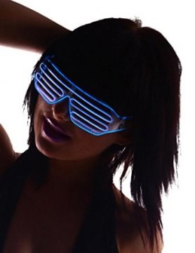 Neon Waffel Brille - Grün