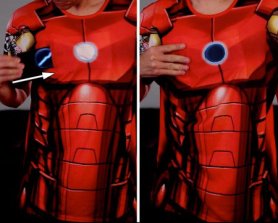 Morf srajca - Iron Man obleko