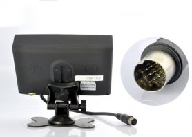 Parkerings- og overvågningssystem 4 - Kameraer med 7 "LCD