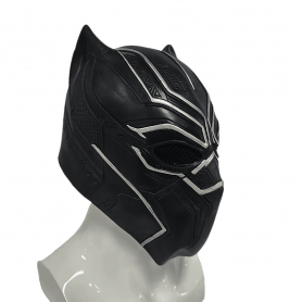 Black Panther ansiktsmaske - for barn og voksne til Halloween eller karneval