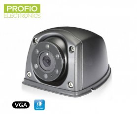 Câmera de reversão VGA com 6 visão noturna IR 5m + ângulo de visão 150˚