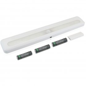 Luz con sensor de movimiento de 28 cm - alimentado por 3 pilas AA de 1,5 V + encendido automático