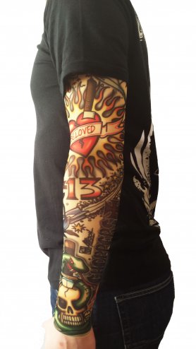 Tattoo varrukad - Old Skull