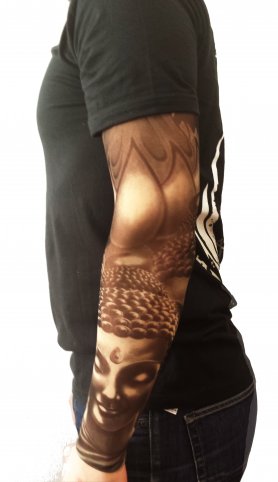 Tattoo varrukad - Budha