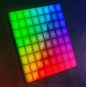 Twinkly Squares - святлодыёдны праграмуемы квадрат 6x (20x20cm) -  RGB + BT + Wi-Fi