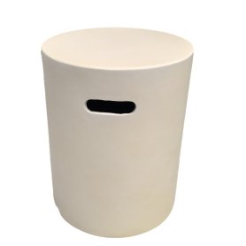 Gasflaschenhülle glatte Oberfläche - beige rund