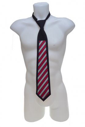 Blikající kravata - Electro style žíhaná