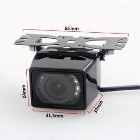 Аўтамабільная камера задняга выгляду P55 120 ° + 9 ВК начны святлодыёд