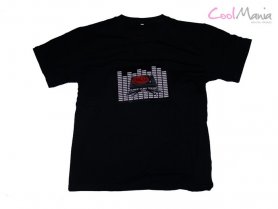 LED T-Shirt Equalizer - Plattenspieler