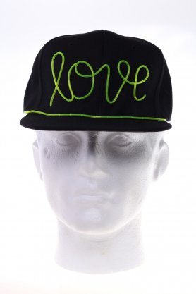 Disco cap Love - zielony