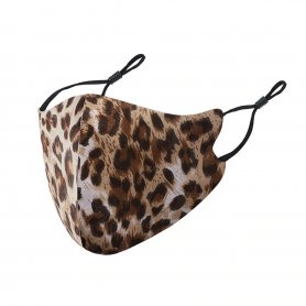 Leopard Gesichtsmaske (100% Polyester) für Frauen