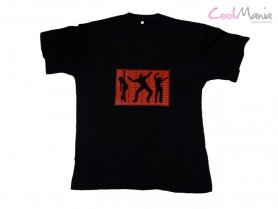 Sound activated t shirt - Dance red