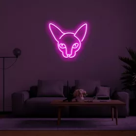 LED világítás logó alakú CAT neonreklám a falon 50cm