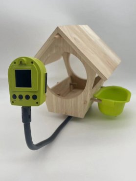 Камера за къщичка за птици HD - кутия за хранилка за птици + PIR сензор за движение + IP65 защита
