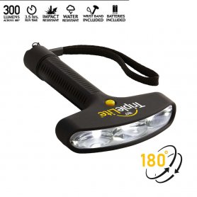Senter LED untuk penerangan TripleLite - lebar hingga 180° (300 lumens)