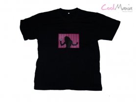 T-shirt Led - MP3 Girl