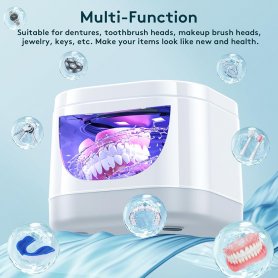 Fogsortisztító 45kHz Ultrahangos UV Fogsor szonikus rögzítő tisztító 360°-os mélytisztítás