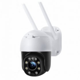 Câmera 3G / 4G (SIM) Pan tilt 355 ° rotativo HD IP 5MP- 5xzoom + detecção + visão noturna + áudio bidirecional