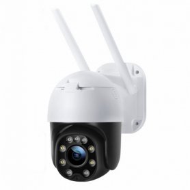 Telecamera 3G/4G (SIM) Pan tilt 355° rotante HD IP 5MP- zoom 5x + rilevamento + visione notturna + audio bidirezionale