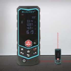 Pengukur jarak digital laser dengan Bluetooth dan IP65
