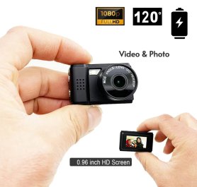 מצלמת ריגול מינית תמונה/וידאו FULL HD 1080P + תצוגת מיקרו LCD בגודל 1 אינץ' (4 ס"מ x 2,7 ס"מ)