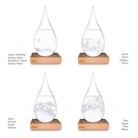 Globe weather forecast - predictor storm glass meteorological decoration