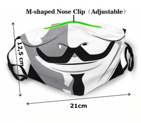 Masque facial - 100% polyester Anonyme (VENDETA)