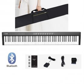 Elektronicke piano (digitálny klavír) 125cm s 88 klávesmi + bluetooth + stereo reproduktory