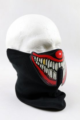 Masque de carnaval LED sensible au son - clown