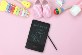Mini pizarra para dibujar/escribir LCD 4,5" - Tableta de dibujo inteligente para niños con bolígrafo para niños