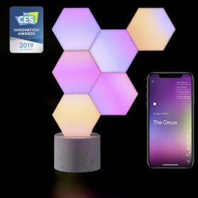 Hatszögletű lámpa 6 db - WiFi Smart LED világítás iOS + Android