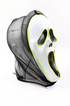 Halloween Masken mit LEDs - Scream