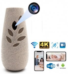 Spionkamera gömd i en automatisk diffusor med WiFi + FULL HD 1080P + rörelsedetektion