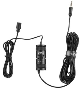 Profi Klopový mikrofon s Jack 3,5mm (foto, tablet, PC) 78 dB - Boya BY-M1 Pro Ⅱ