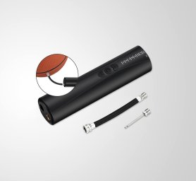 Pompe intelligente électrique pour balles avec lampe de poche LED + 2 aiguilles gonflables