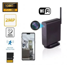 Nakatago ang spy camera sa WiFi router - 2MP FULL HD 1080P + IR night vision 5m + detection ng paggalaw
