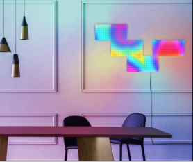 RGB kvadratinis šviestuvas Smart 7x (20x20 cm) – LED Twinkly Squares RGB + BT + WiFi