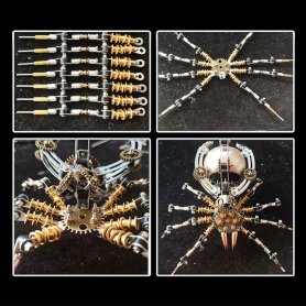 Puzzle logam 3D SPIDER - model yang terbuat dari baja tahan karat (logam) + speaker Bluetooth