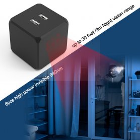 Visione notturna IR aggiuntiva Extra potente: 6 luci LED IR per telecamere spia