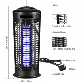 Ubojica bugova - UV žarulja za hvatanje insekata - 360 °, snage 11W