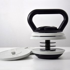 Kettlebell bis 18 kg - verstellbares Fitness-Set zum Trainieren