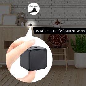 Extra výkonné prídavné IR nočné videnie - 6x IR LED svetlá pre špionážne kamery