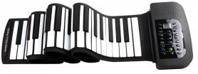 Fortepian z podkładką silikonową 88 klawiszy do 128 tonów — elektryczne pianino z funkcją Rolling + Bluetooth + MIDI