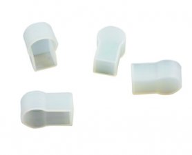 Waterproof transparent silicone ending cap for Neon strips