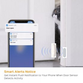 Sensor de apertura de puerta / ventana / gabinete - Mini sensor de movimiento inteligente WiFi