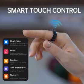 Cincin pintar - cincin cerdas yang dapat dipakai dengan AI (aplikasi melalui Smartphone iOS/Android)