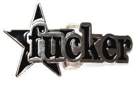 Belt buckle - Fucker