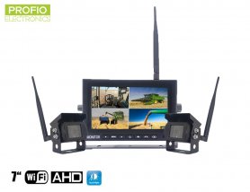 Cuvacia kamera wifi s monitorom AHD Wifi SET 1x 7" AHD monitor + 2x HD kamera