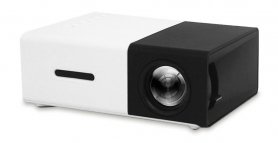 Džepni mini projektor s FULL HD + HDMI + Micro SD + USB - projekcija na 24"-60"