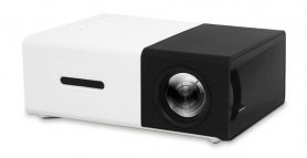 Proyektor mini saku dengan FULL HD + HDMI + Micro SD + USB - proyeksi pada 24"-60"